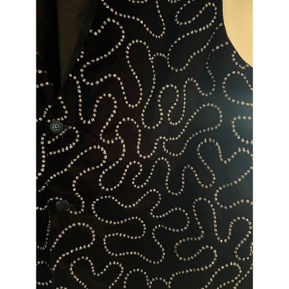 Vintage Attitudes Women's Vest Buttons Bling Made in the USA Size XXLarge - Picture 3 of 5